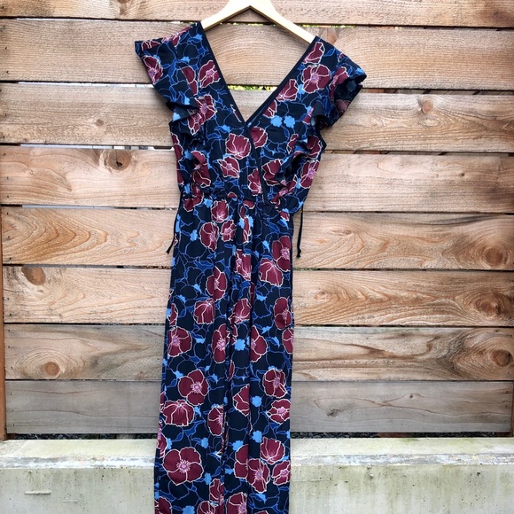 🎀🎉HP!!🎉🎀 Band of Gypsies floral jumpsuit - Picture 1 of 6